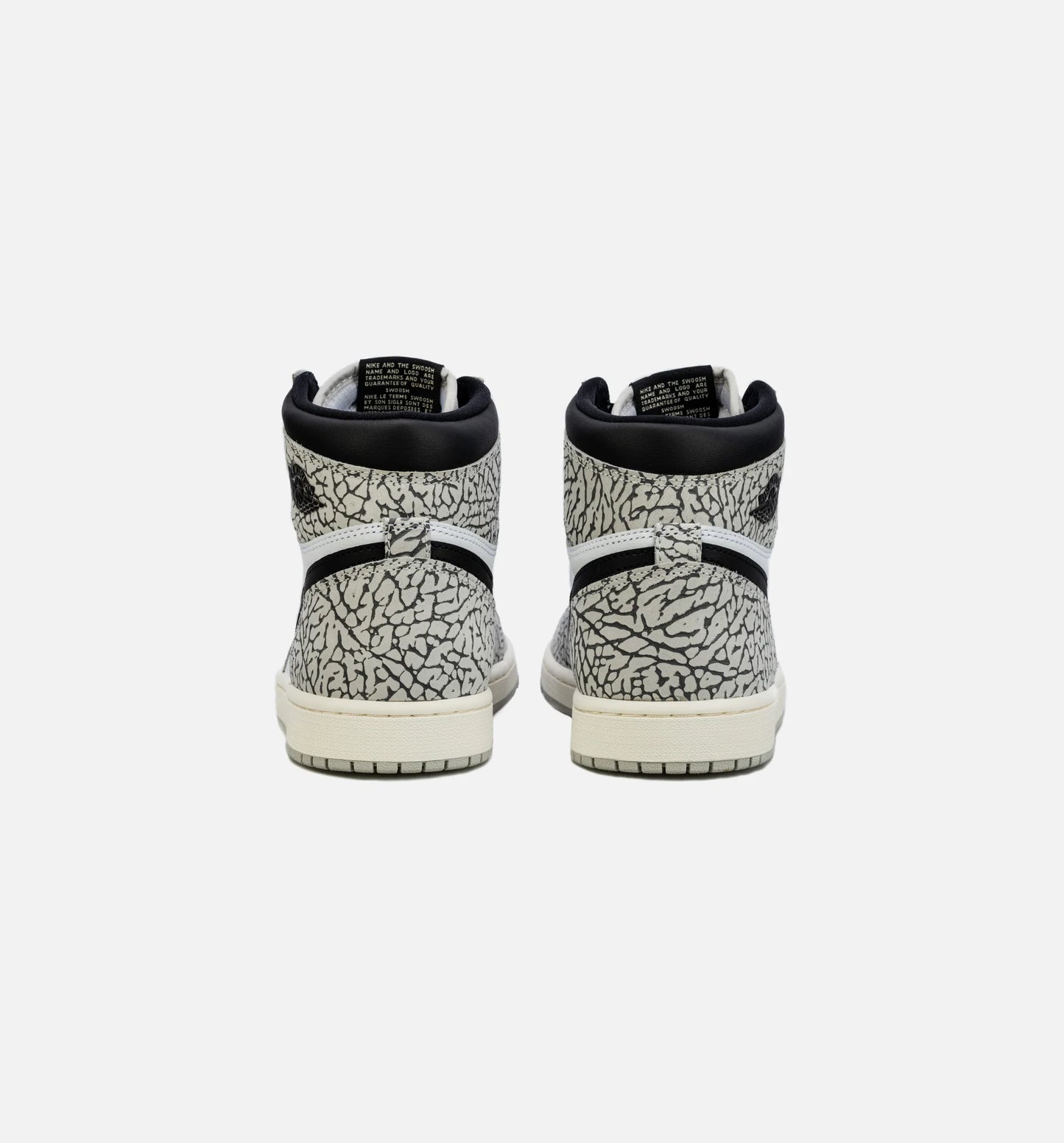 Air Jordan 1 Retro White Cement Mens Lifestyle Shoe White Grey