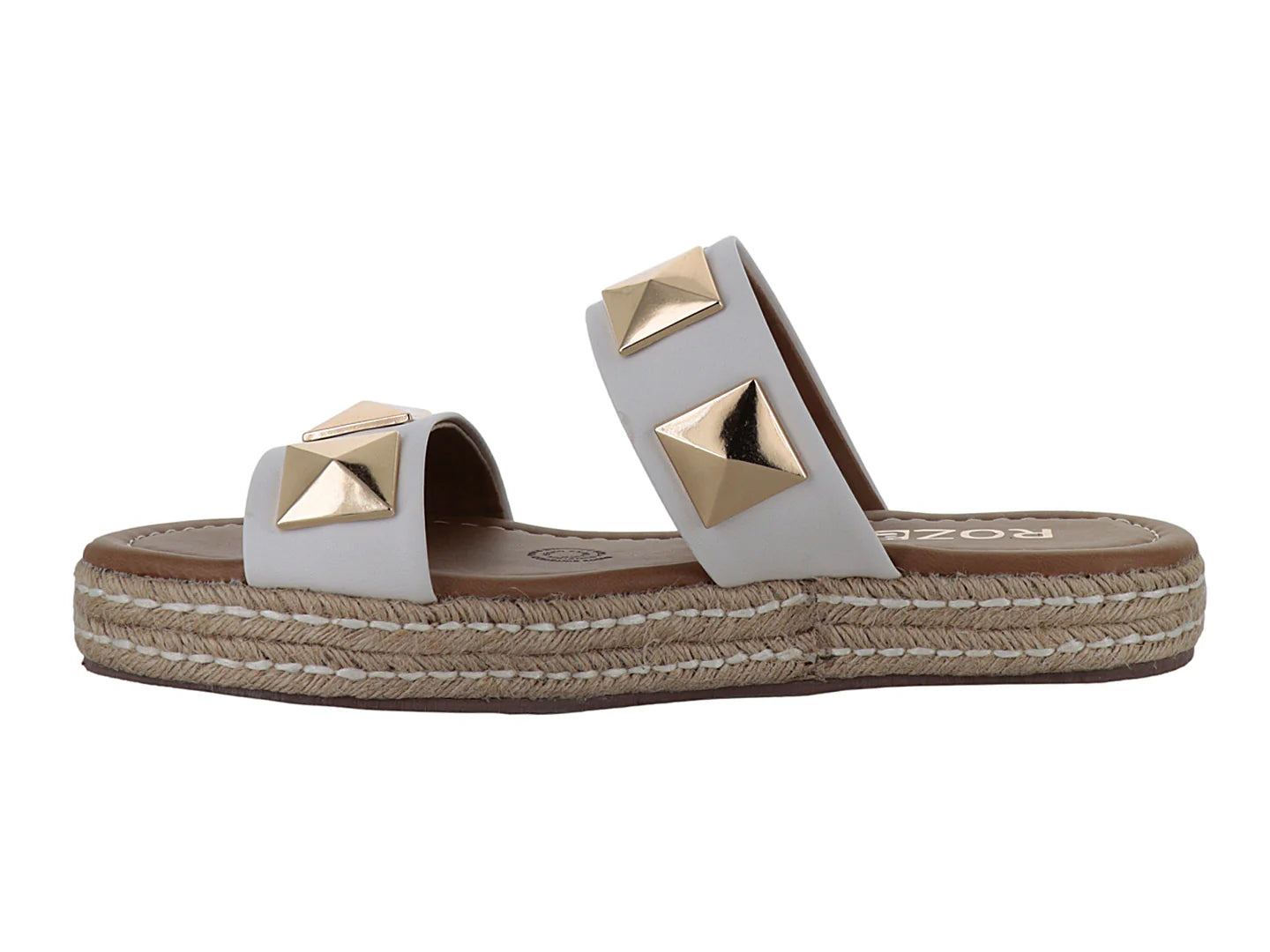 Sandalias ROZE Blancas Casual para Mujer
