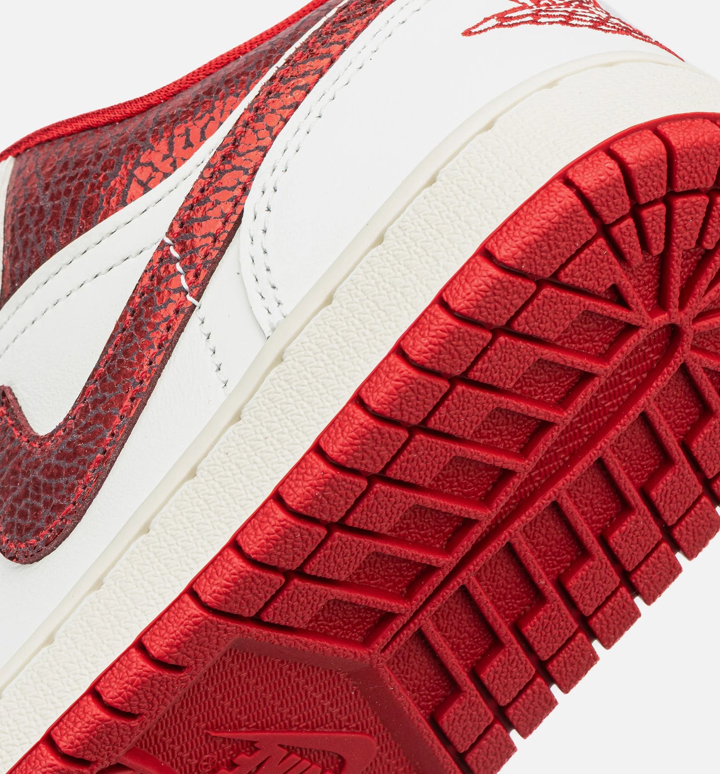 Air Jordan 1 Low SE Womens Lifestyle Shoe Sail Varsity Red Team Red