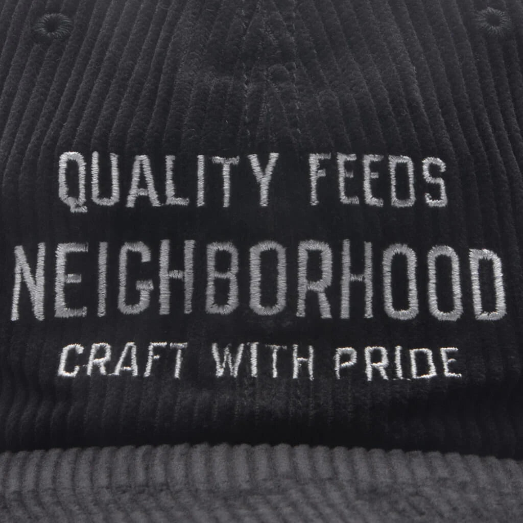 Corduroy Dad Cap Black