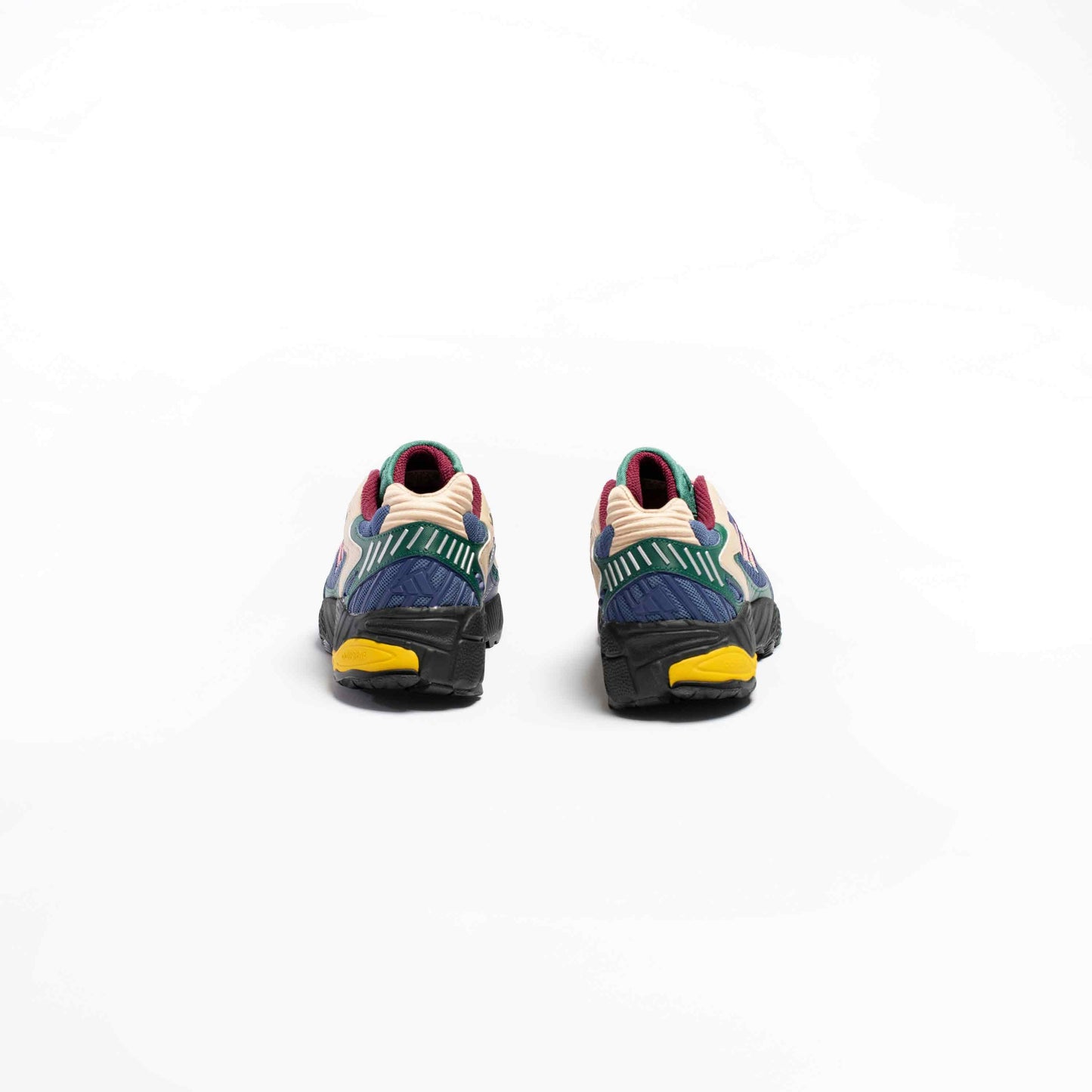 Torsion Trdc Mens Running Shoe Navy Green Pink Yellow