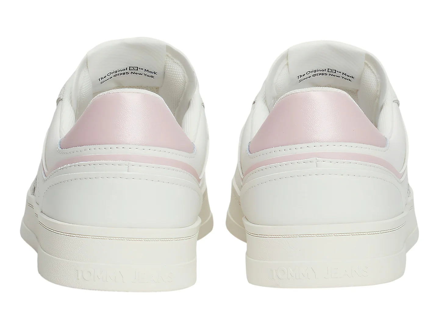 Tenis Tommy Hilfiger The Greenwich Blanco y Rosa para Mujer