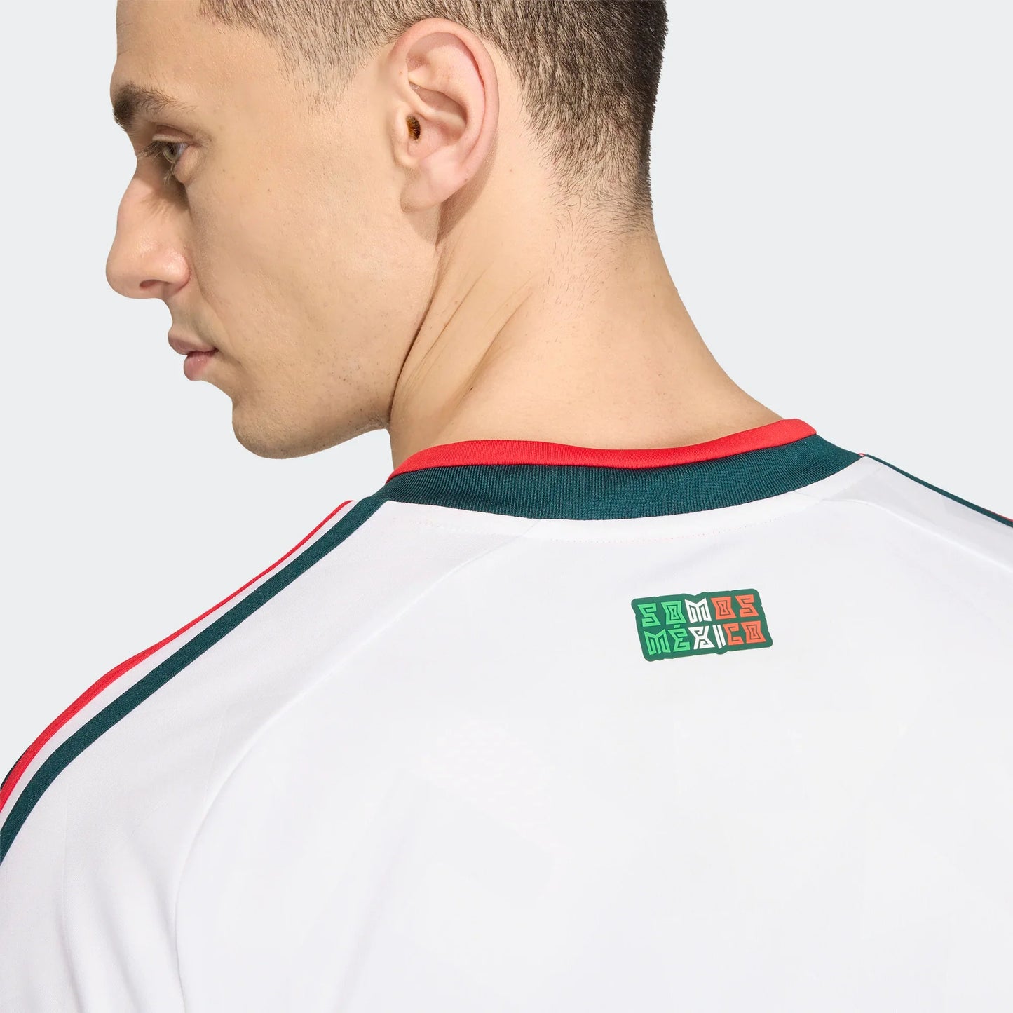 adidas Mexico Away Long Sleeve Mens Soccer Jersey 2026 White
