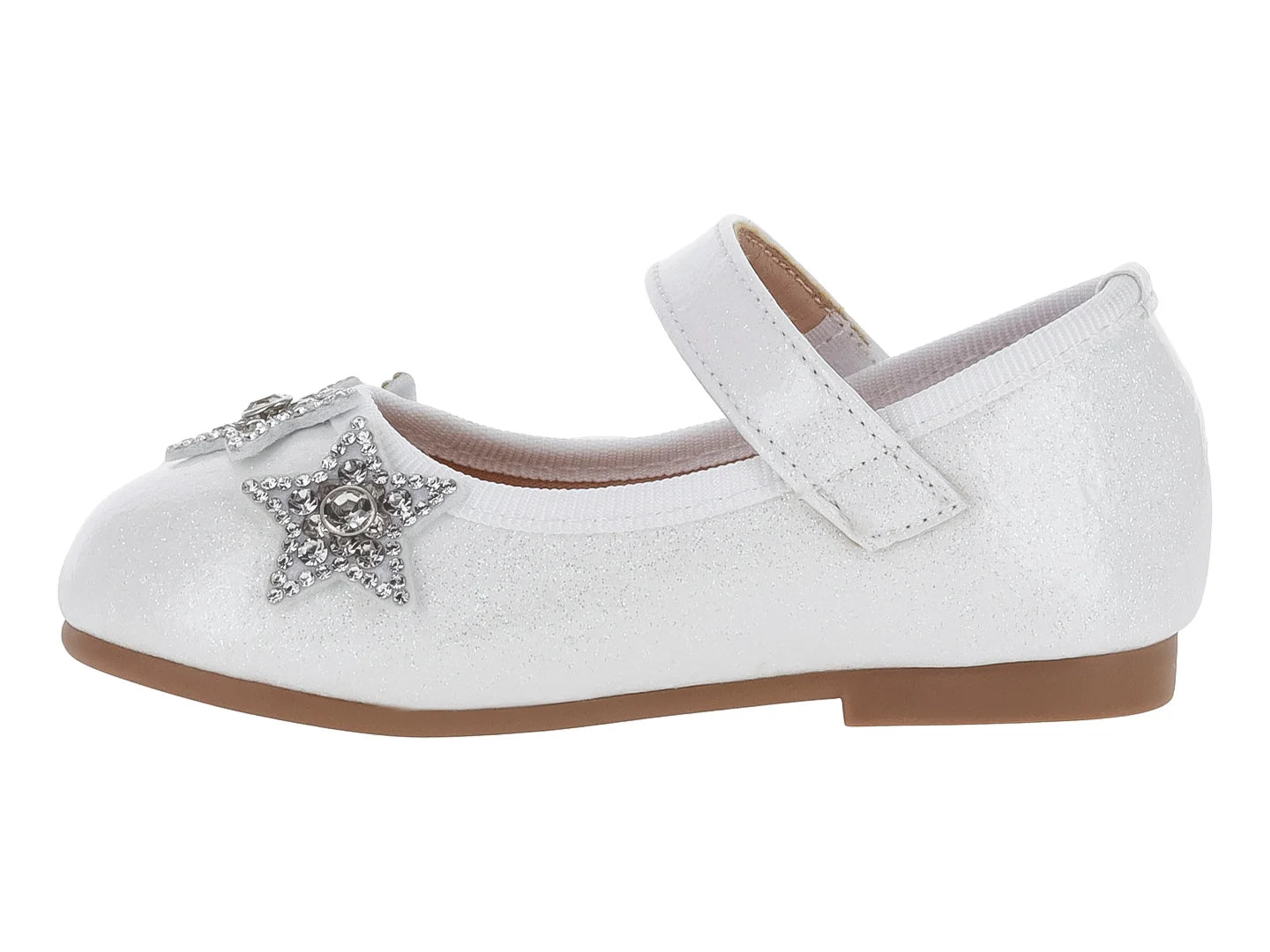 Zapatos Planos Roze Blanco para Niña