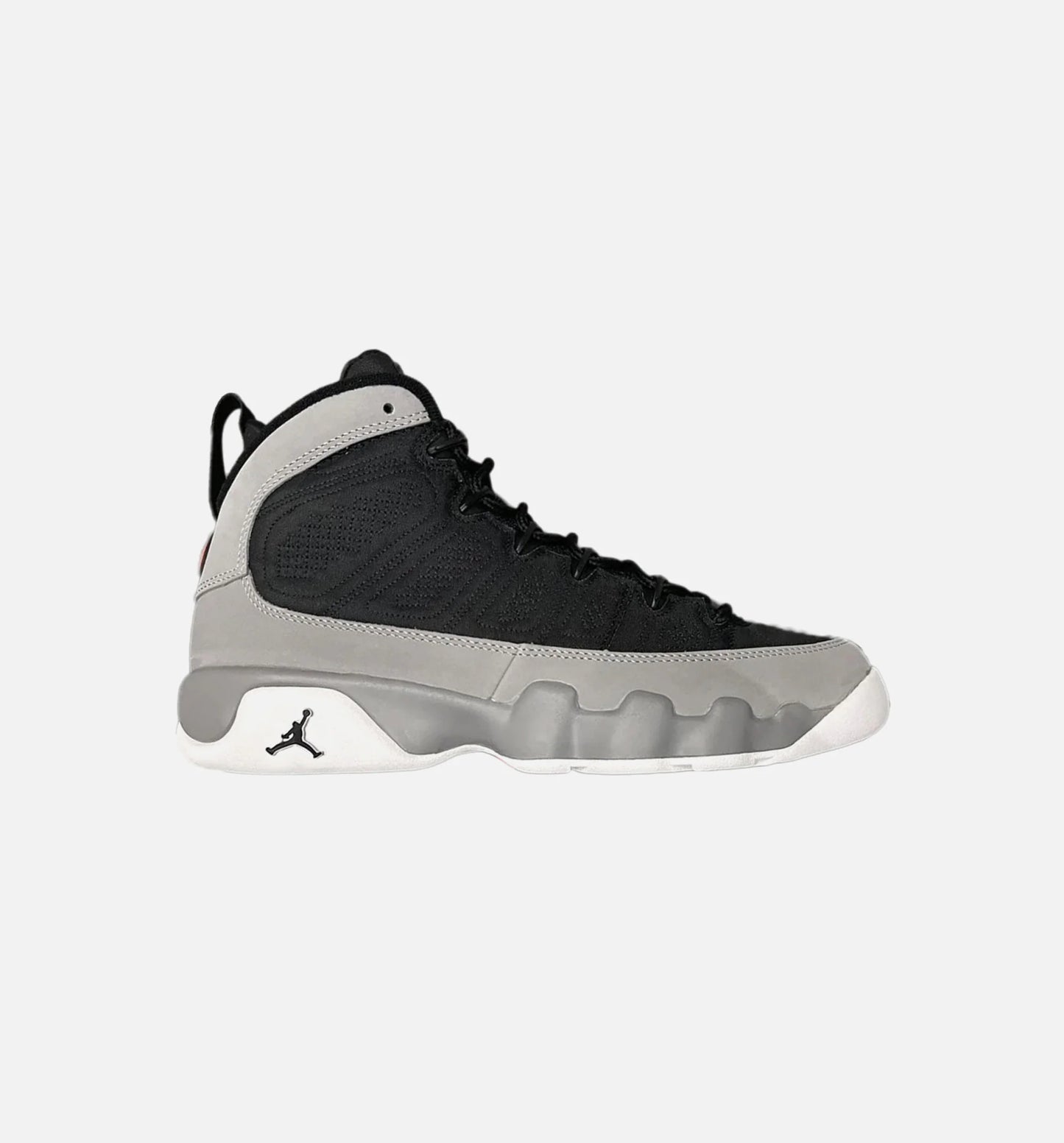 Air Jordan 9 Retro Particle Grey Grade School Lifestyle Shoe Grey Black