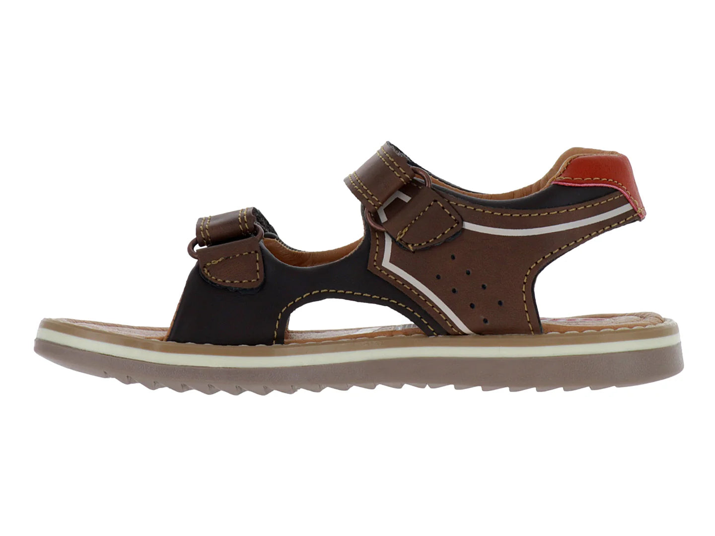 Sandalias Guany Color Chocolate para Niño