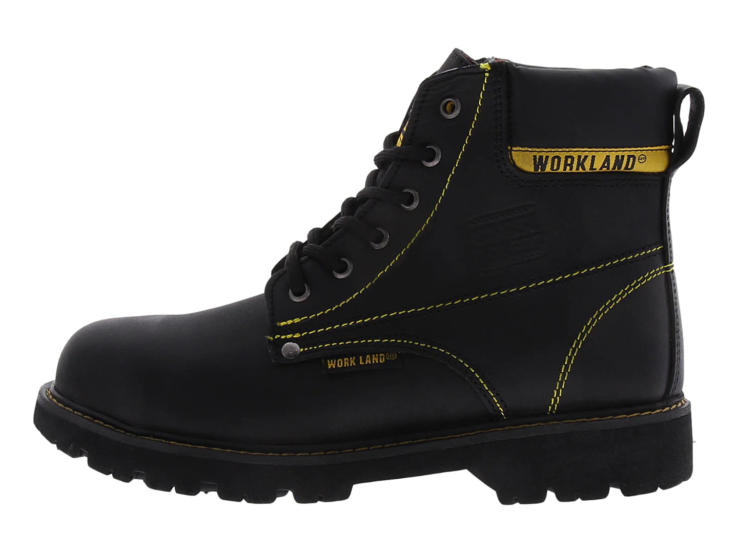 Botas de Trabajo Marco Delli Napa Negro para Hombre