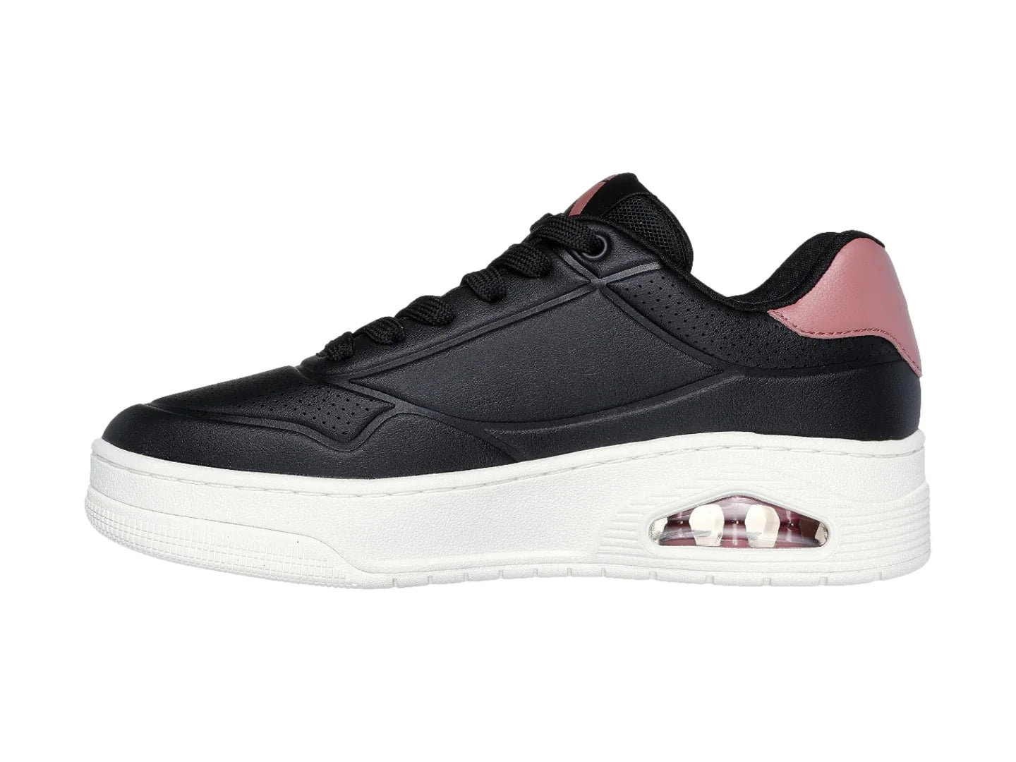 Skechers Tenis Uno Court Negro para Mujer