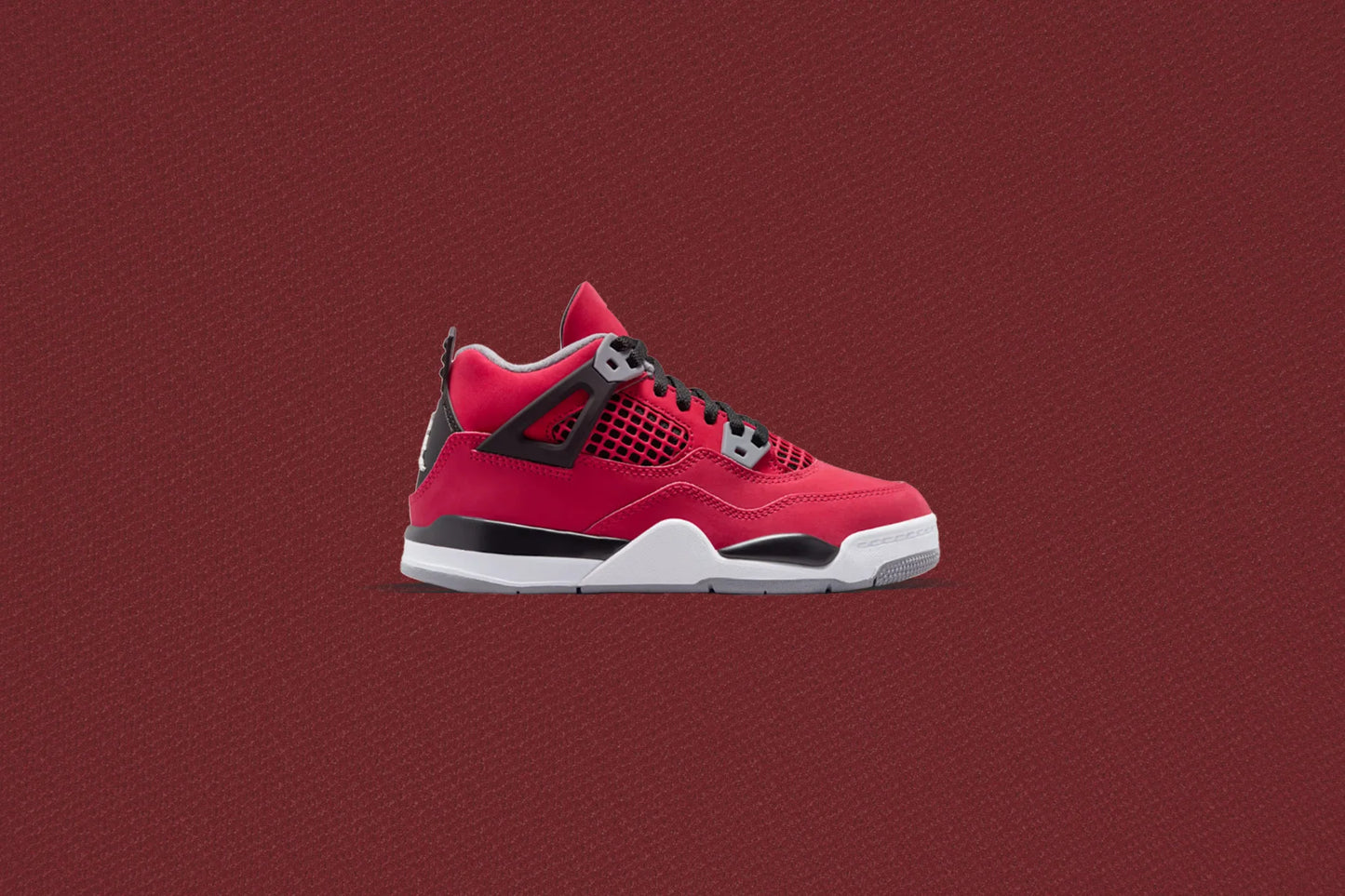 Air Jordan 4 Retro Toro Bravo PS Fire Red White Black Cement Grey