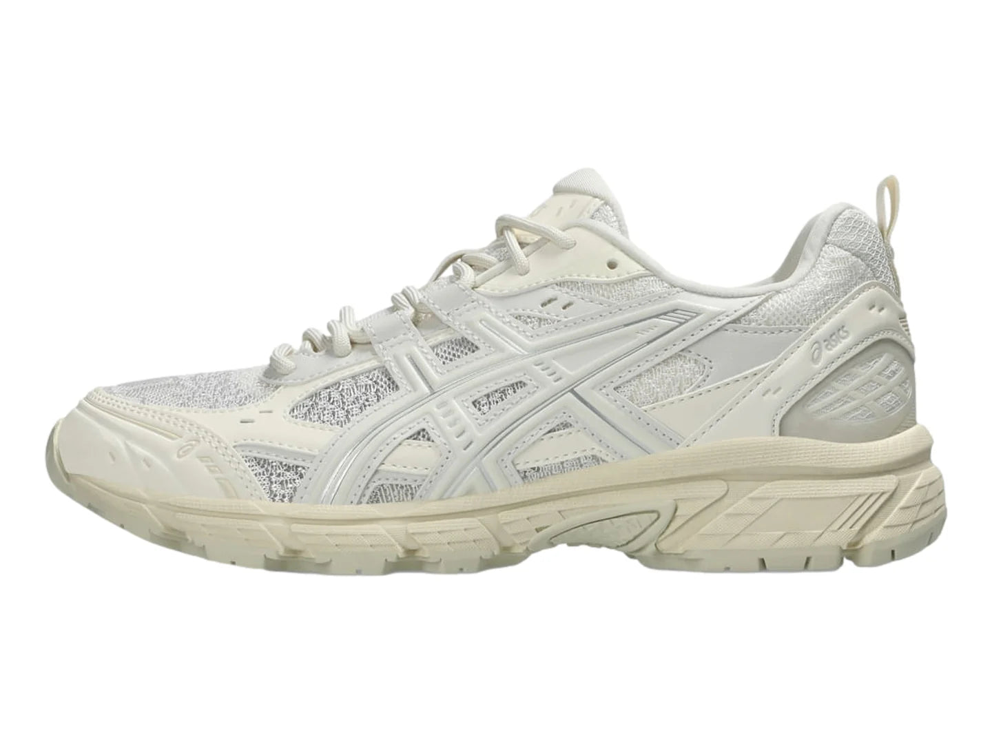 Tenis ASICS Gel Nunobiki Crema y Plata para Mujer