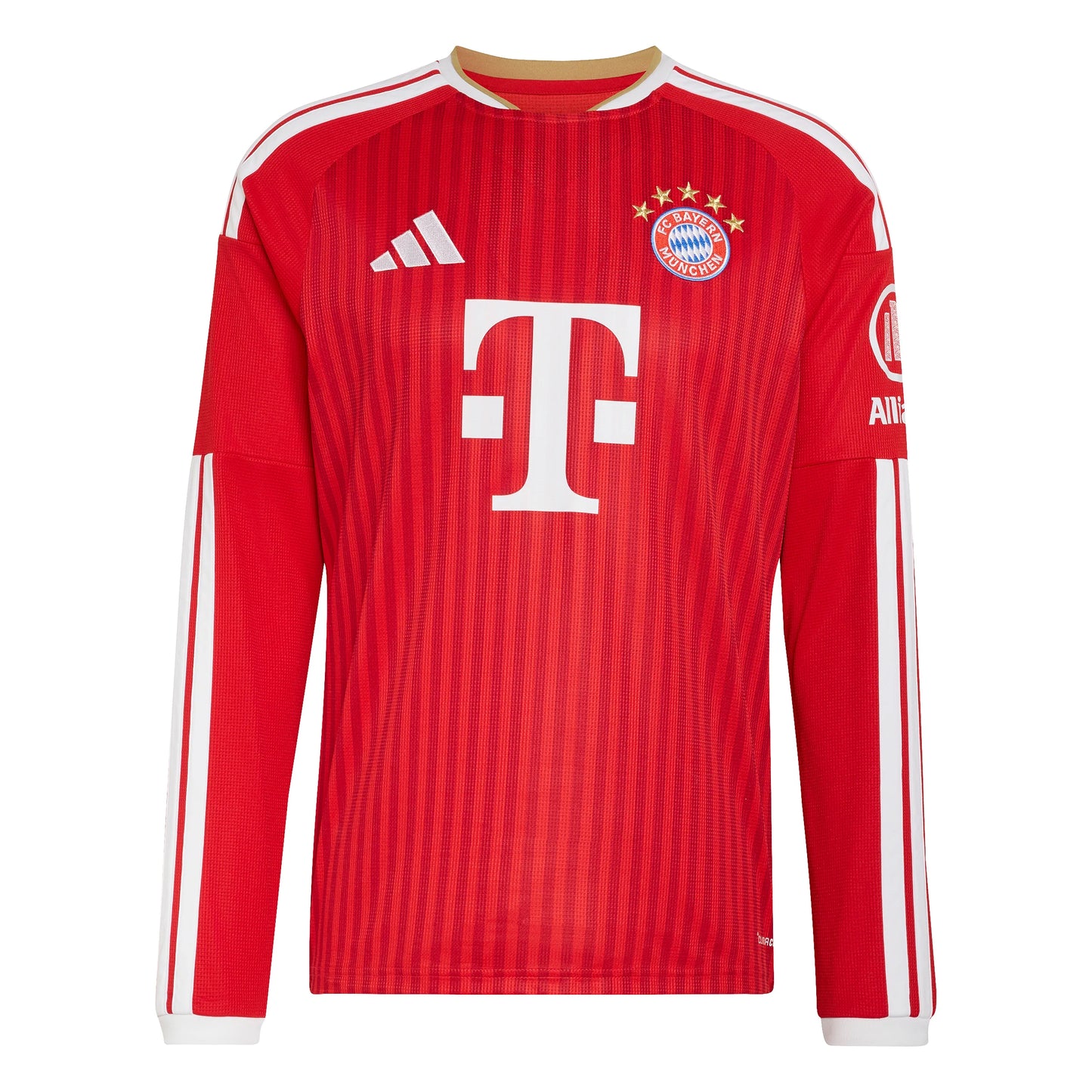 adidas FC Bayern Munich Home Long Sleeve Mens Soccer Jersey 26 27 White