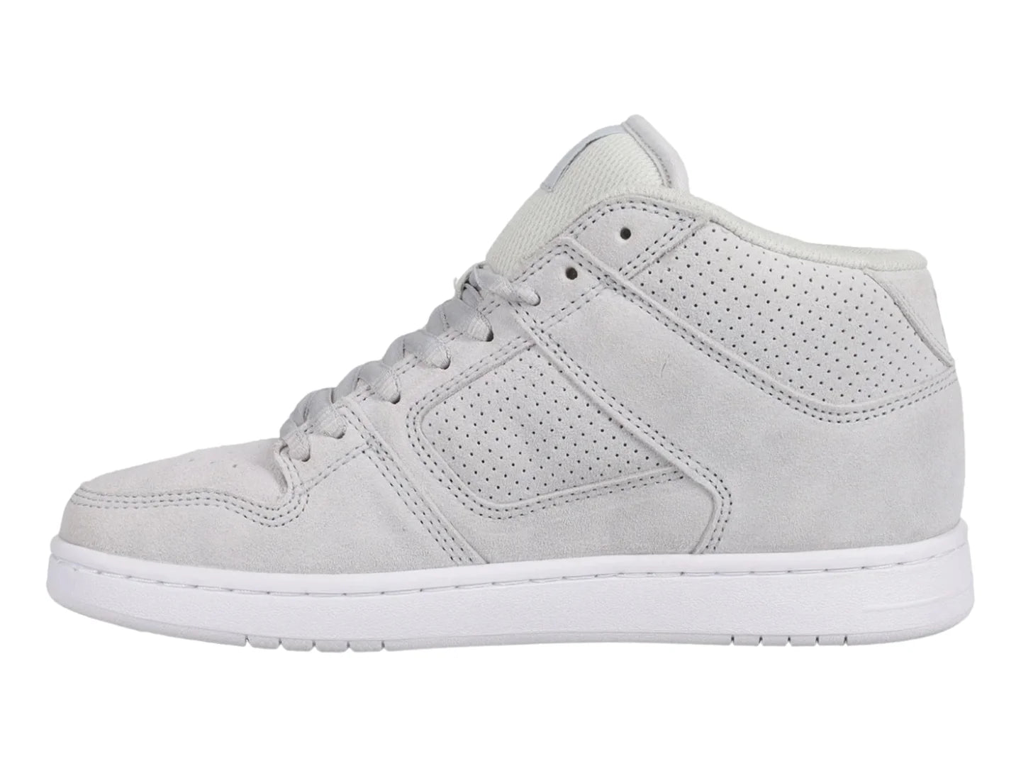 Tenis DC Shoes Manteca 4 Mid Gris Claro para Mujer