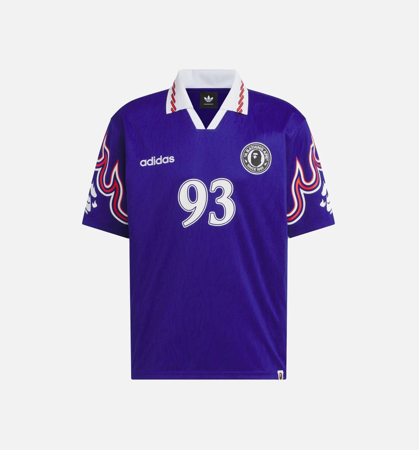 Bape Flame Short Sleeve Mens Jersey Japan Blue