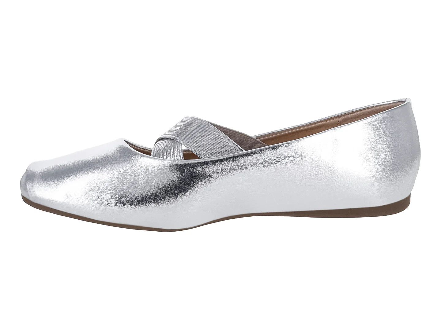 Zapatos Flats ROZE Color Plata para Mujer