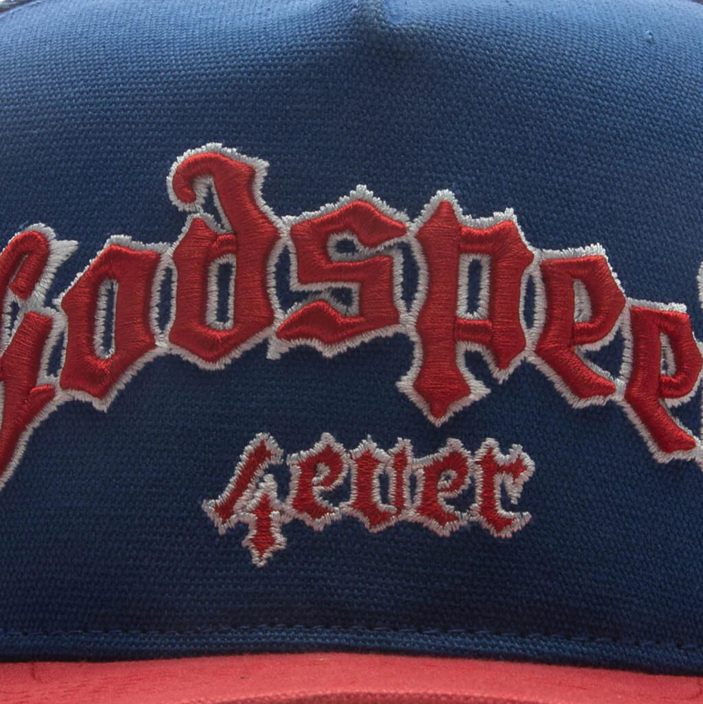 GS Forever Trucker Hat Blue Red