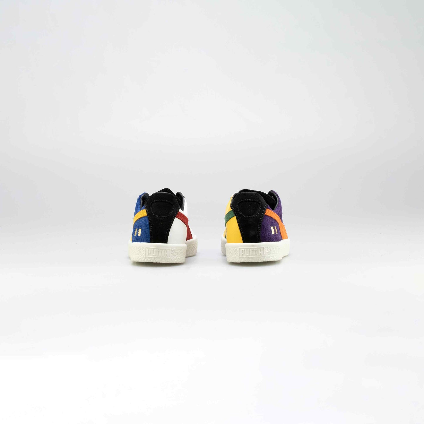 Clyde X the Hundreds Mens Lifestyle Shoe Blue Yellow