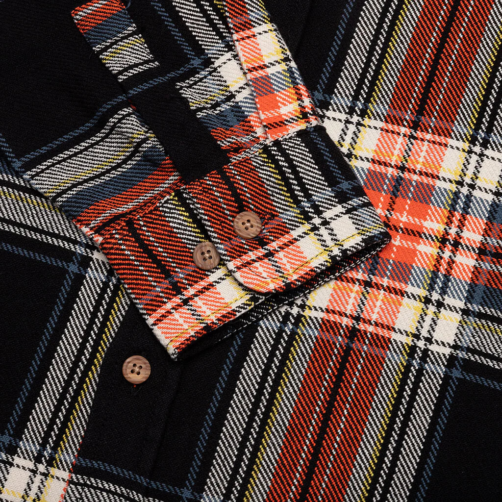 Script L S Woven Plaid