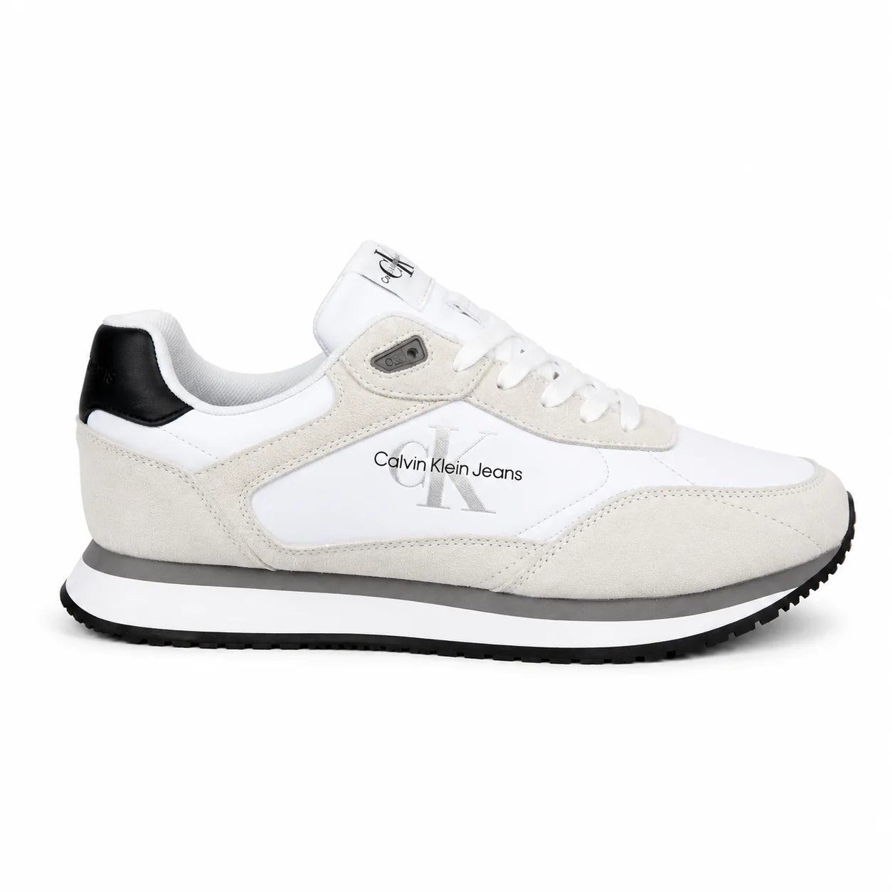 Calvin Klein Jeans Retro Runner Blanc Beige