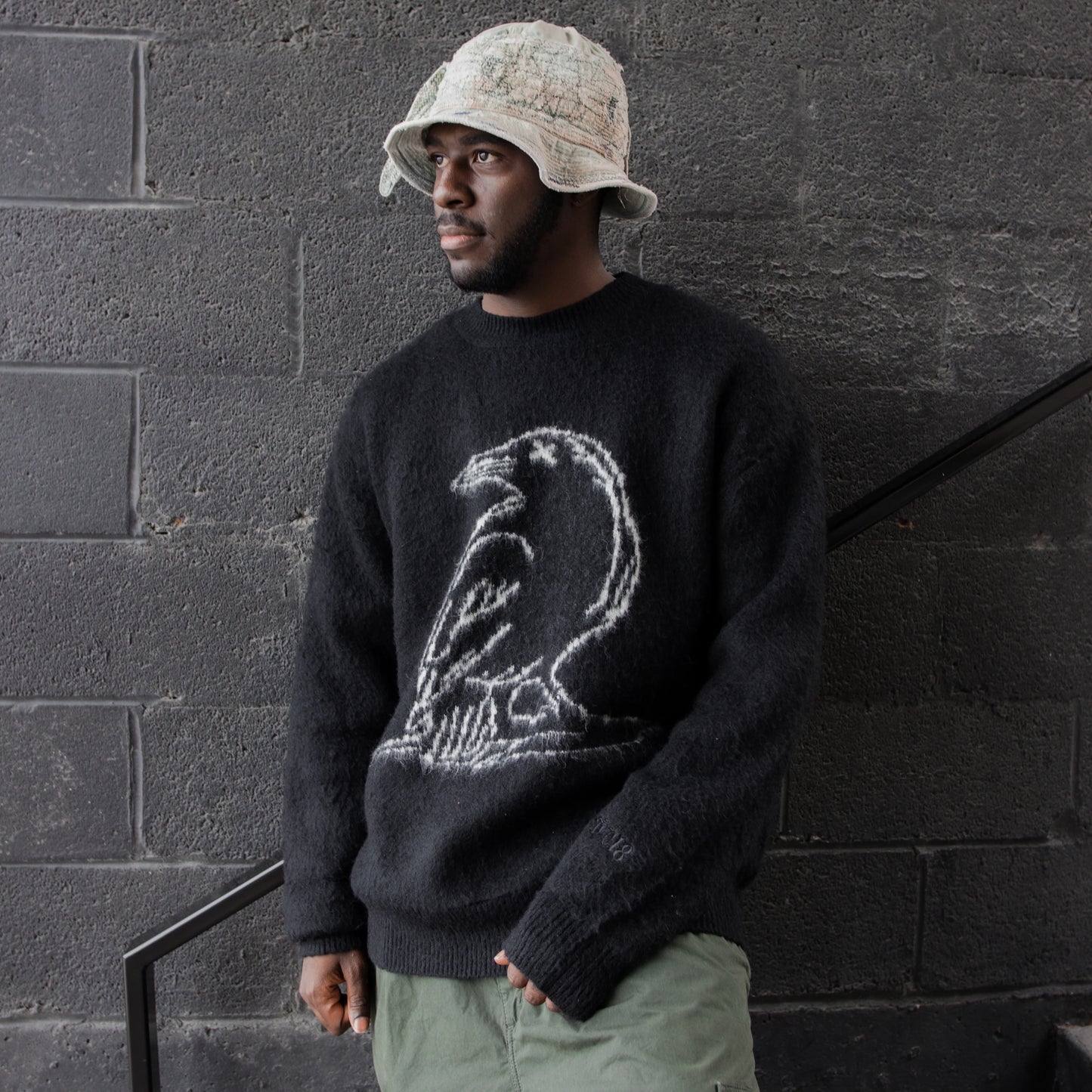 Two 18 Mohair Raven Sweater Black