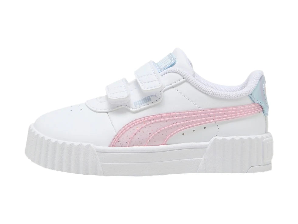 Tenis PUMA Carina 30 Blurry Dreams Blanco para Niña