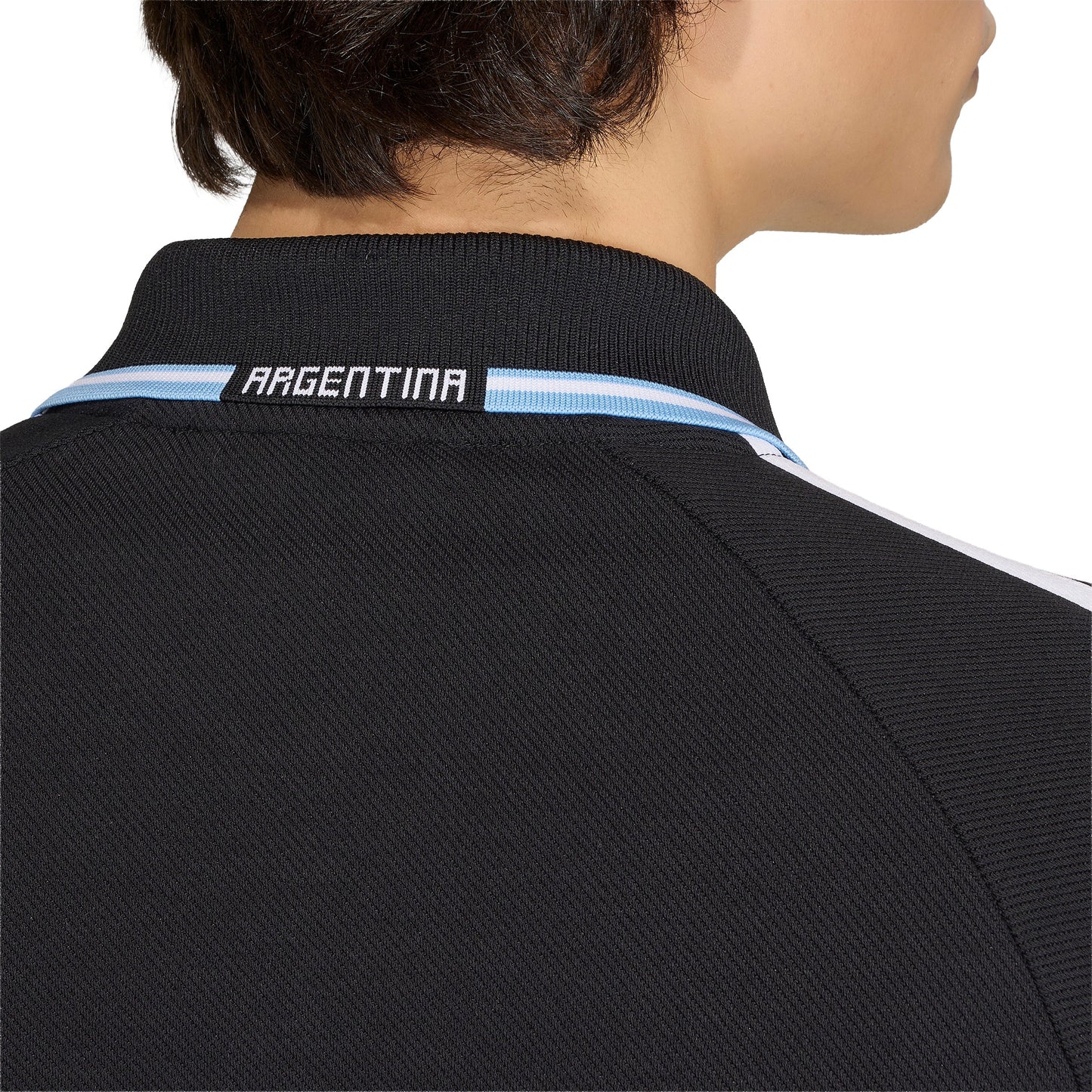 adidas Argentina Away Anthem Mens Soccer Jacket Black