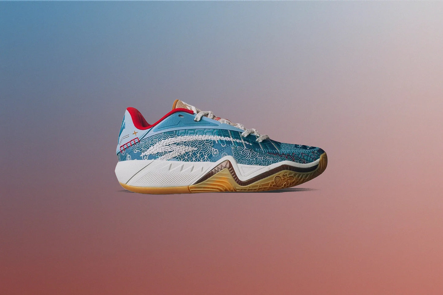 ANTA x Sneaker Politics KAI 3 Patchwork Sky Blue Off White Khaki