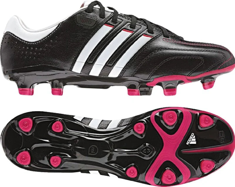 adidas adipure 11Pro TRX FG Womens Soccer Cleats Black White Pink