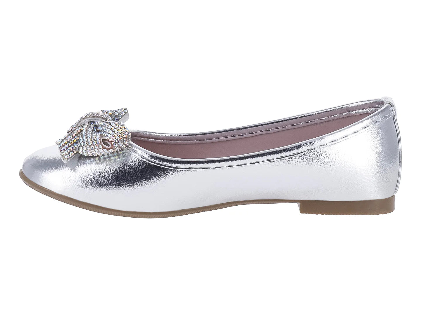 Zapatos Balerinas LIA Color Plata para Niña