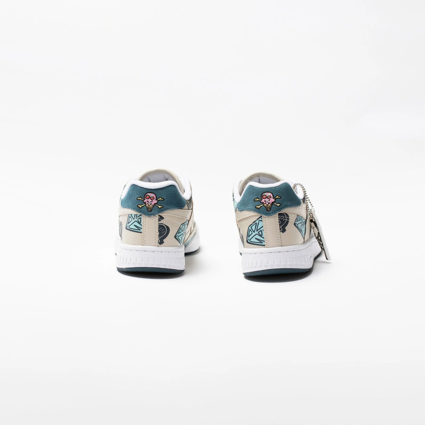 Ice Cream X BB4000 Stucco Mens Lifestyle Shoe Tan White Black Blue