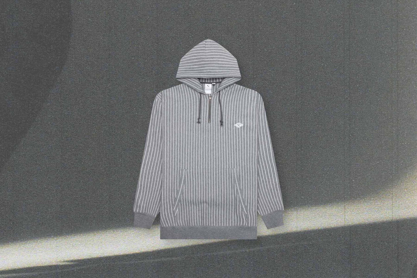 Puma x Nanamica Striped Hoodie Grey