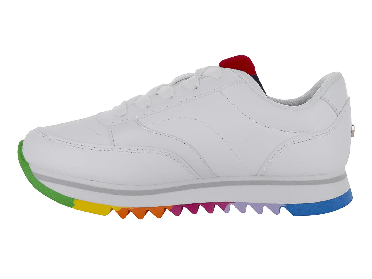Tenis Tommy Hilfiger Jody Jogger 20 Blanco Arcoíris para Niña