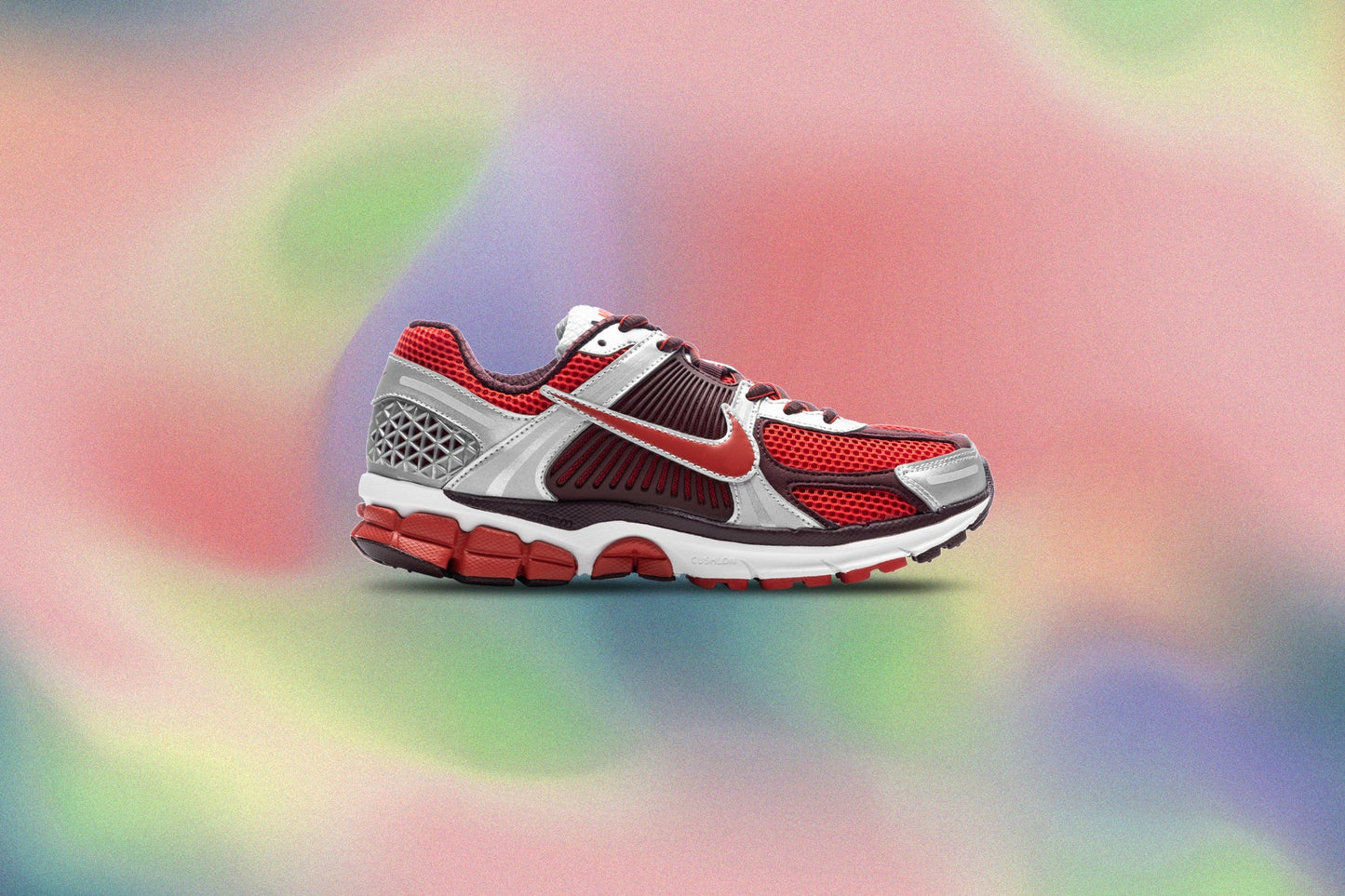 Womens Zoom Vomero 5 Mystic Red Mystic Red Metallic Platinum