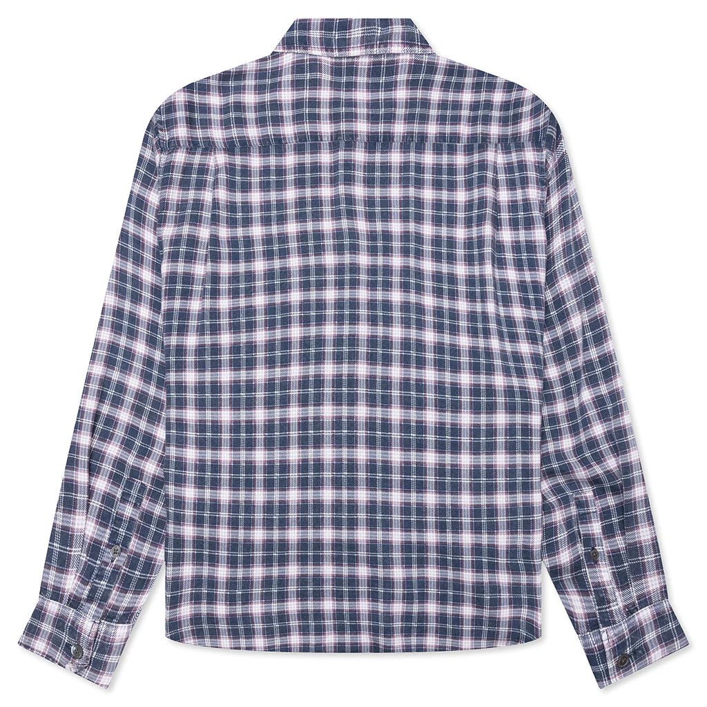 Matthew Plaid Shirt Navy