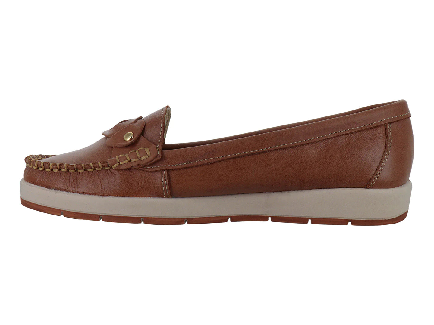 Mocasines Casuales MELIANA Color Miel para Mujer