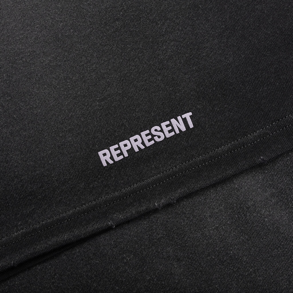 Atlas T Shirt Stained Black