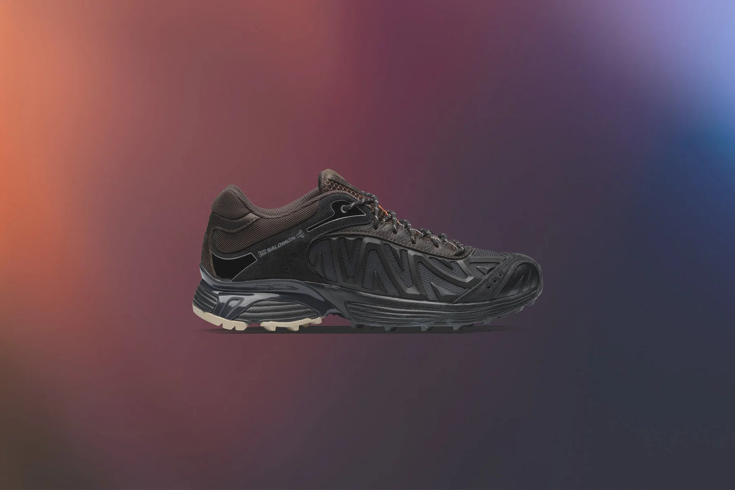 Salomon x Aries XT Whisper Black Earth Brown