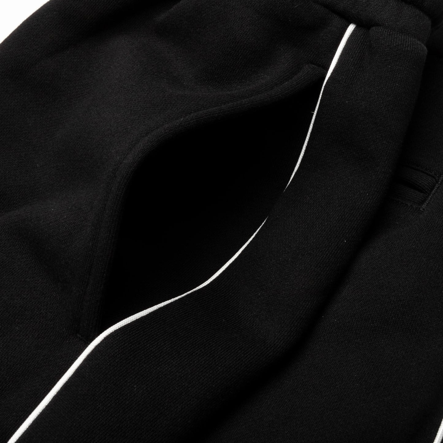 BxR Piped Sweatpants Black