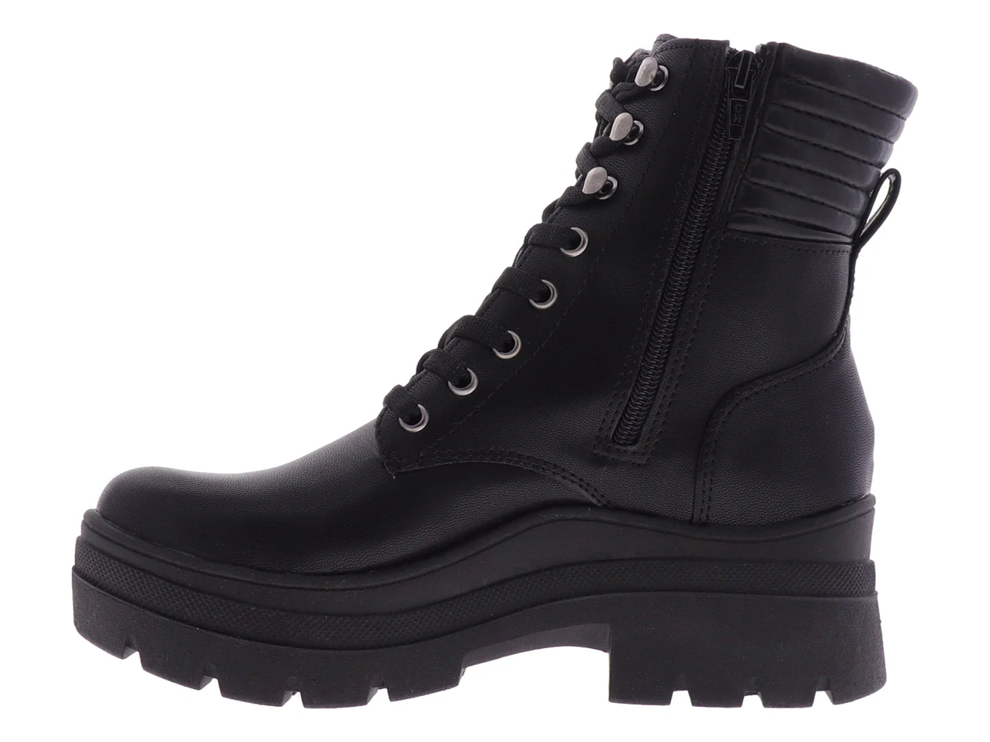Botines Combat Nomadas Negros para Mujer