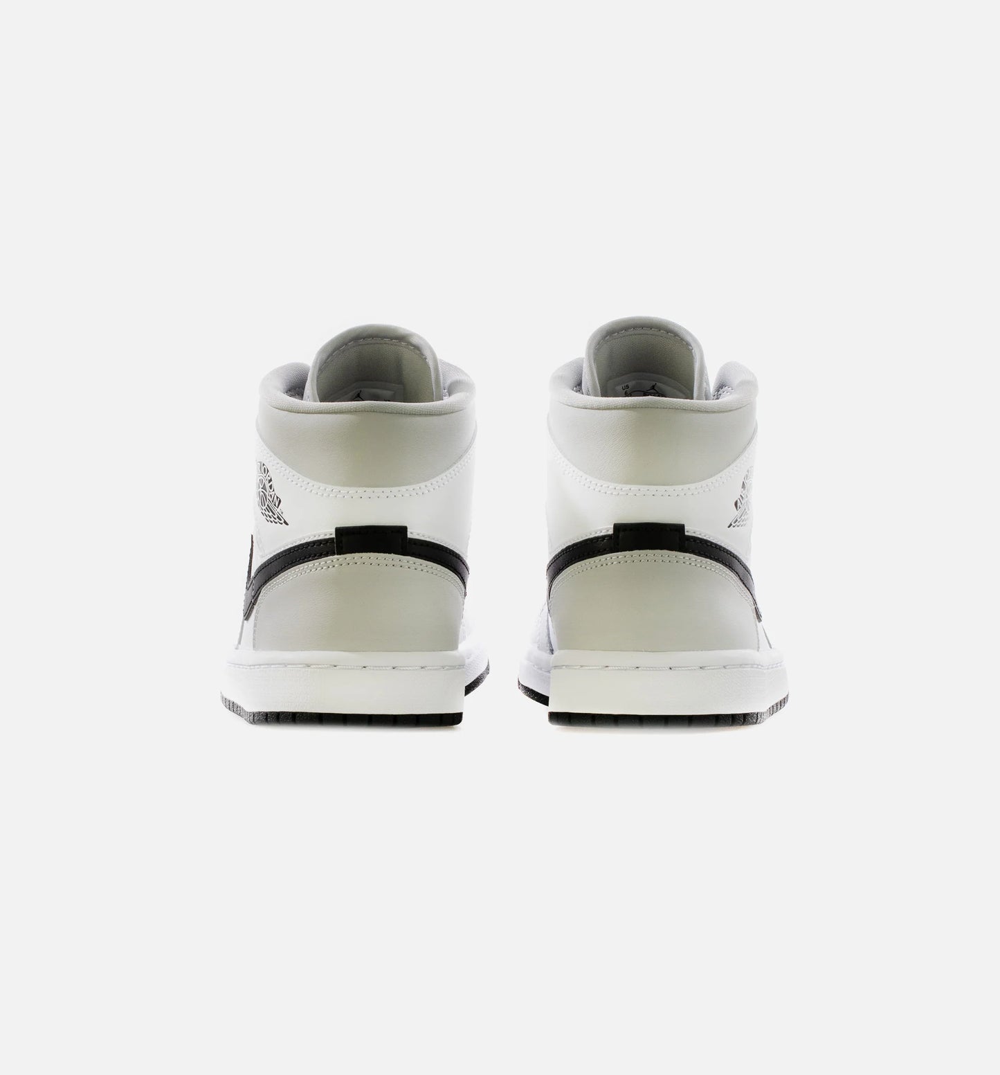 Air Jordan 1 Mid Light Smoke Grey Womens Lifestyle Shoe White Light Smoke Grey Black Limit One Per Customer