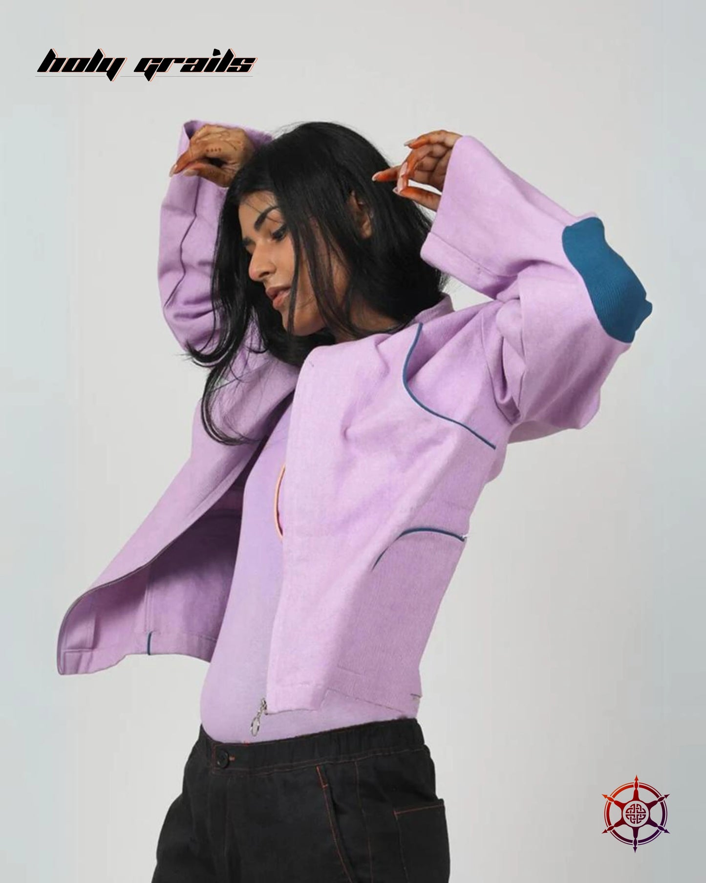 Orchid Haze Panel Shacket HG x Duskin