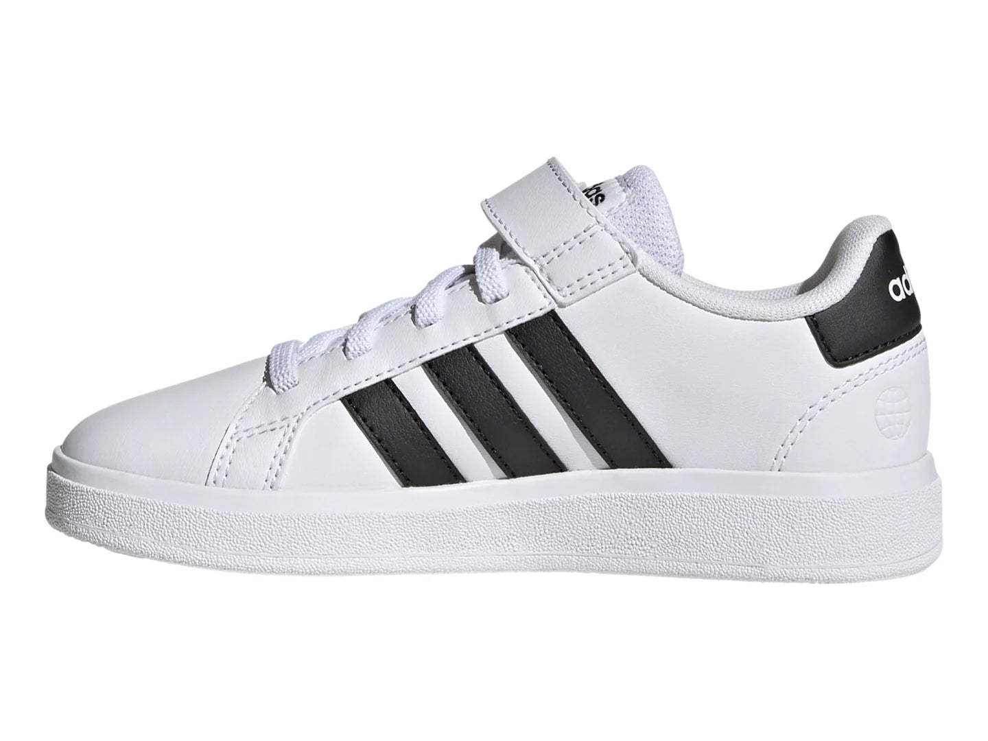 Tenis Adidas Grand Court 20 Blanco con Negro para Niño