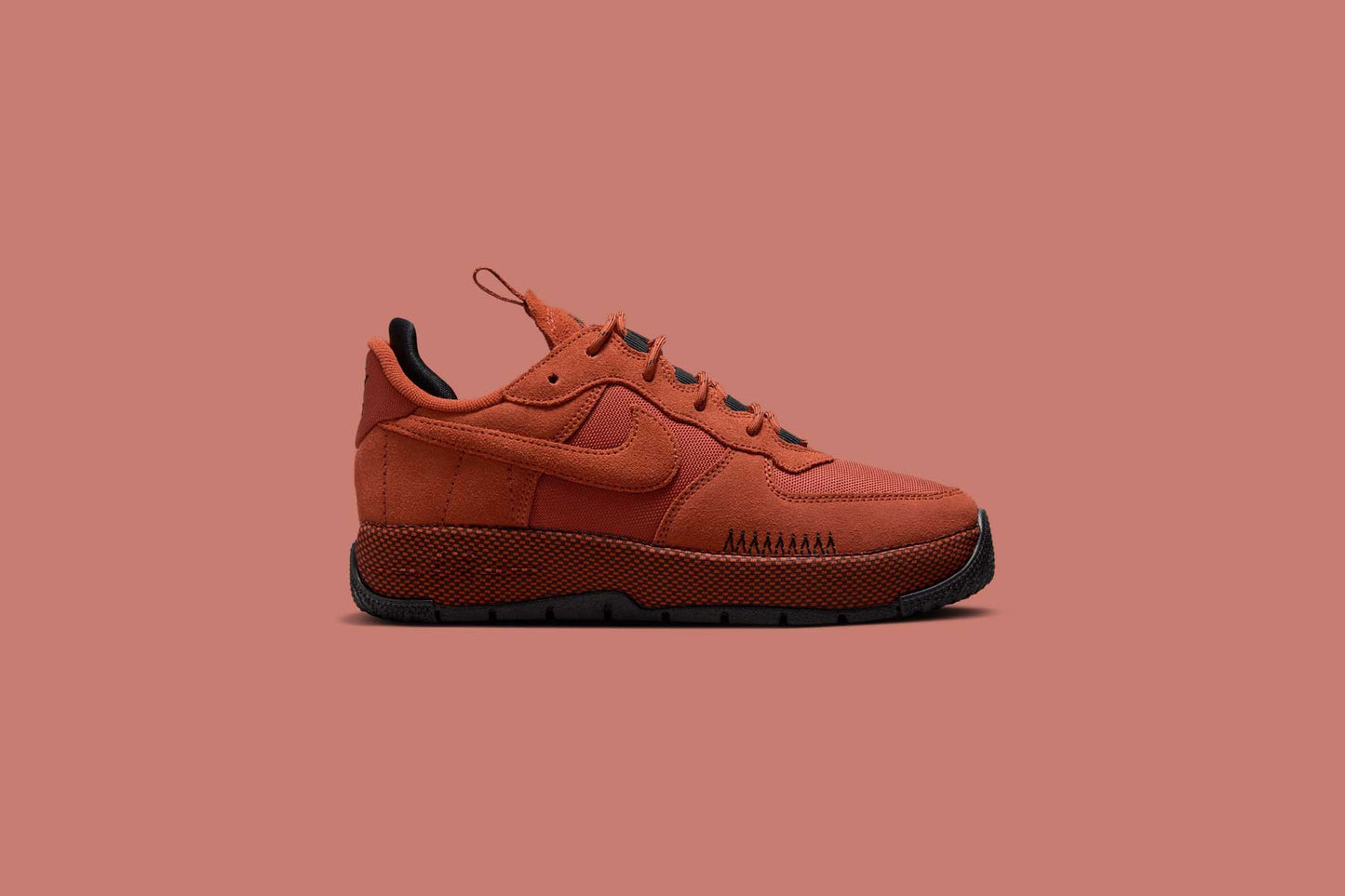 Womens Air Force 1 Wild Rugged Orange Black