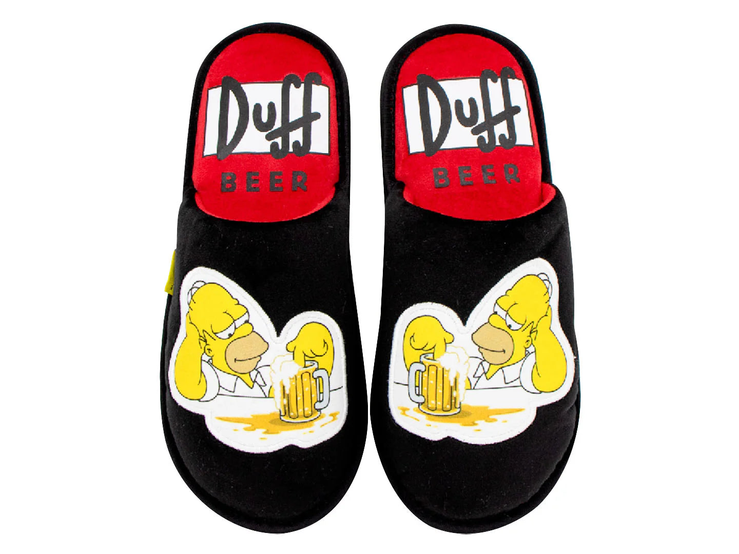 Pantuflas ARRA Homero Negro y Rojo para Hombre