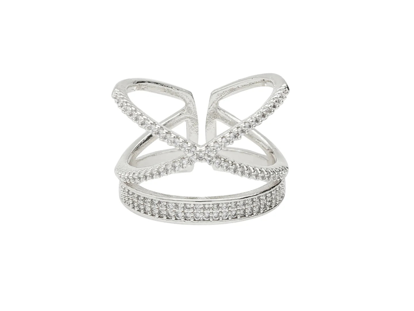 Anillo ROZE Plata Entrelazado