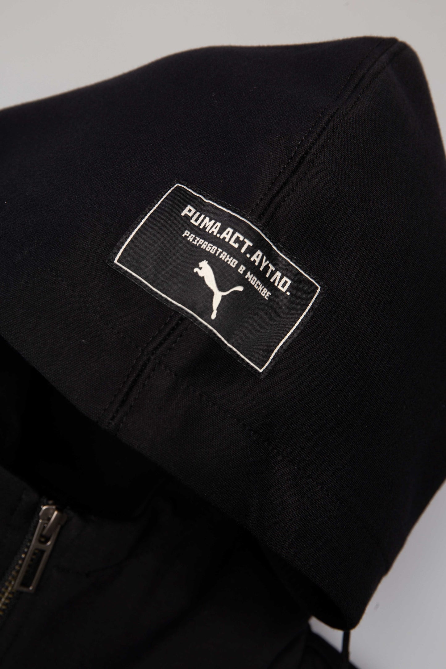 Puma X Outlaw O Moscow Mens Hoodie Black Black