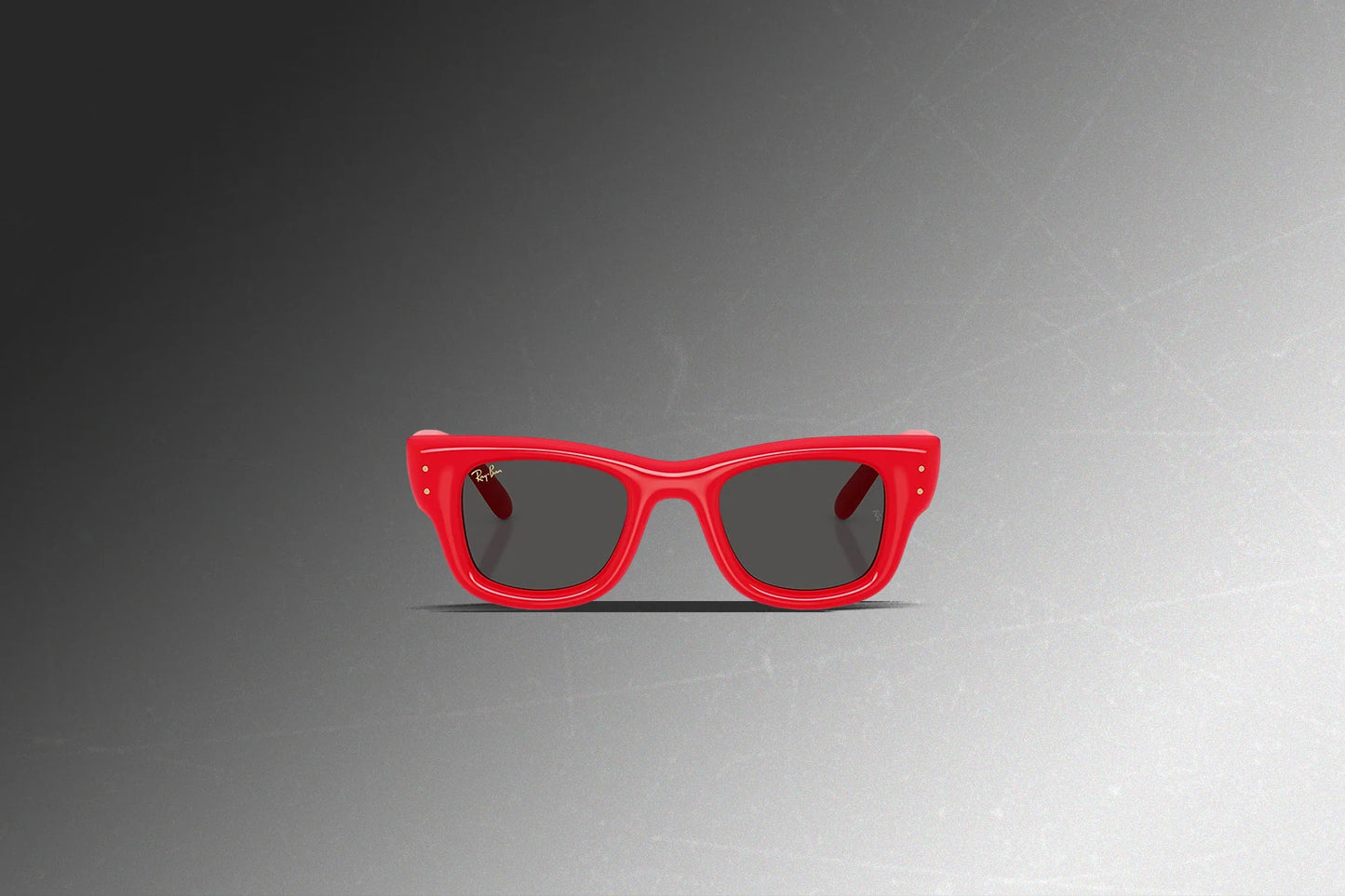 AAP Rocky x Ray Ban Wayfarer Puffer Polished Red