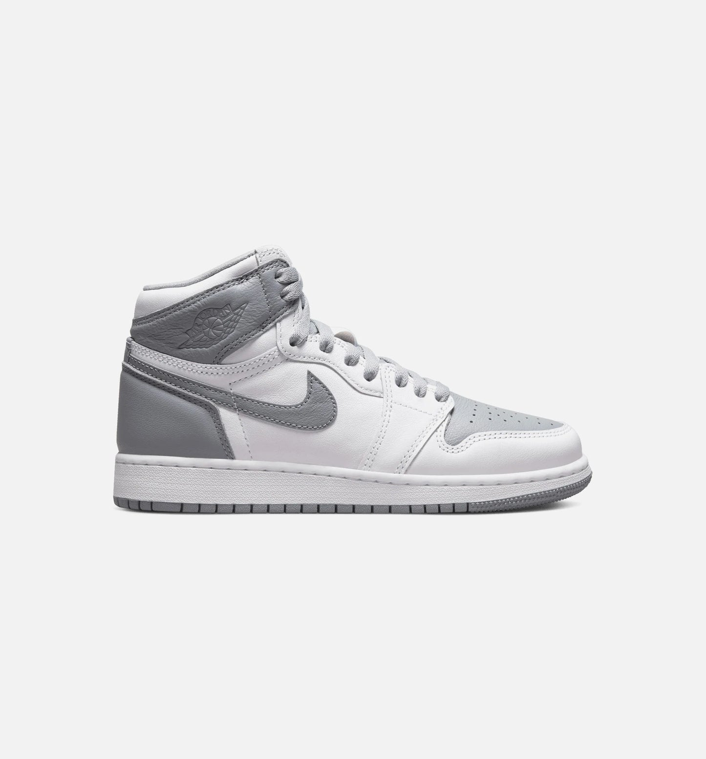 Air Jordan 1 High OG Stealth Grade School Lifestyle Shoe Grey White Free Shipping