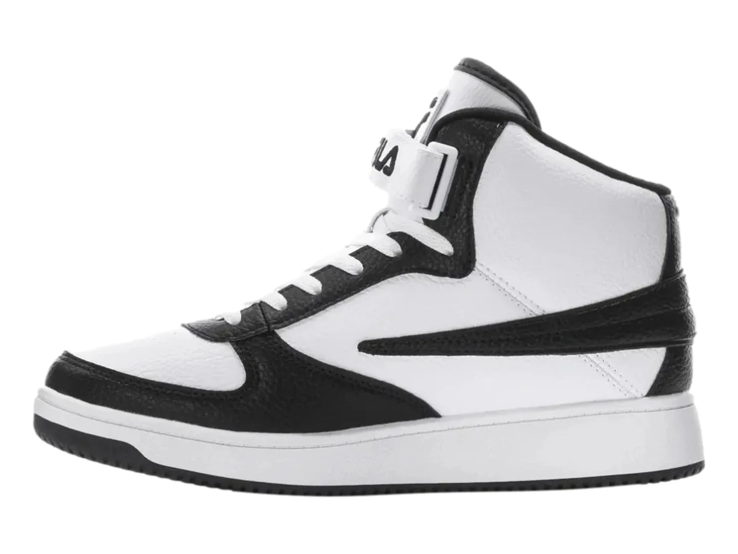 Tenis FILA A High Blanco y Negro para Niño