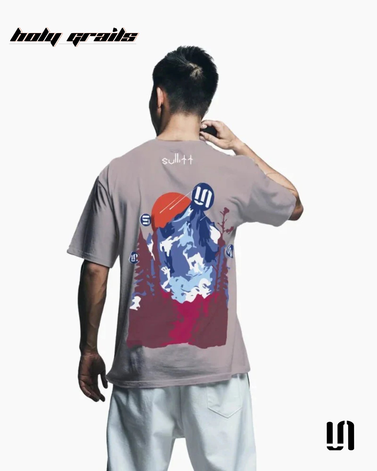 Dawning Mountain Onion Pink Oversized Tee HG x Sullitt