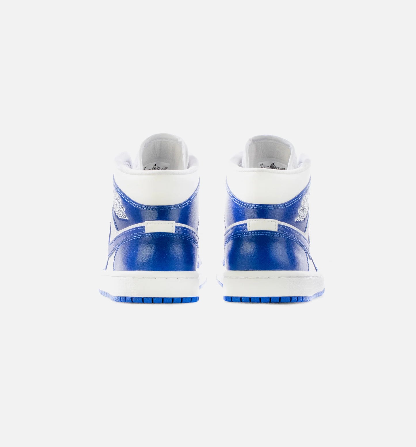Air Jordan 1 Mid Hyper Royal Womens Lifestyle Shoe White Hyper Royal Limit One Per Customer